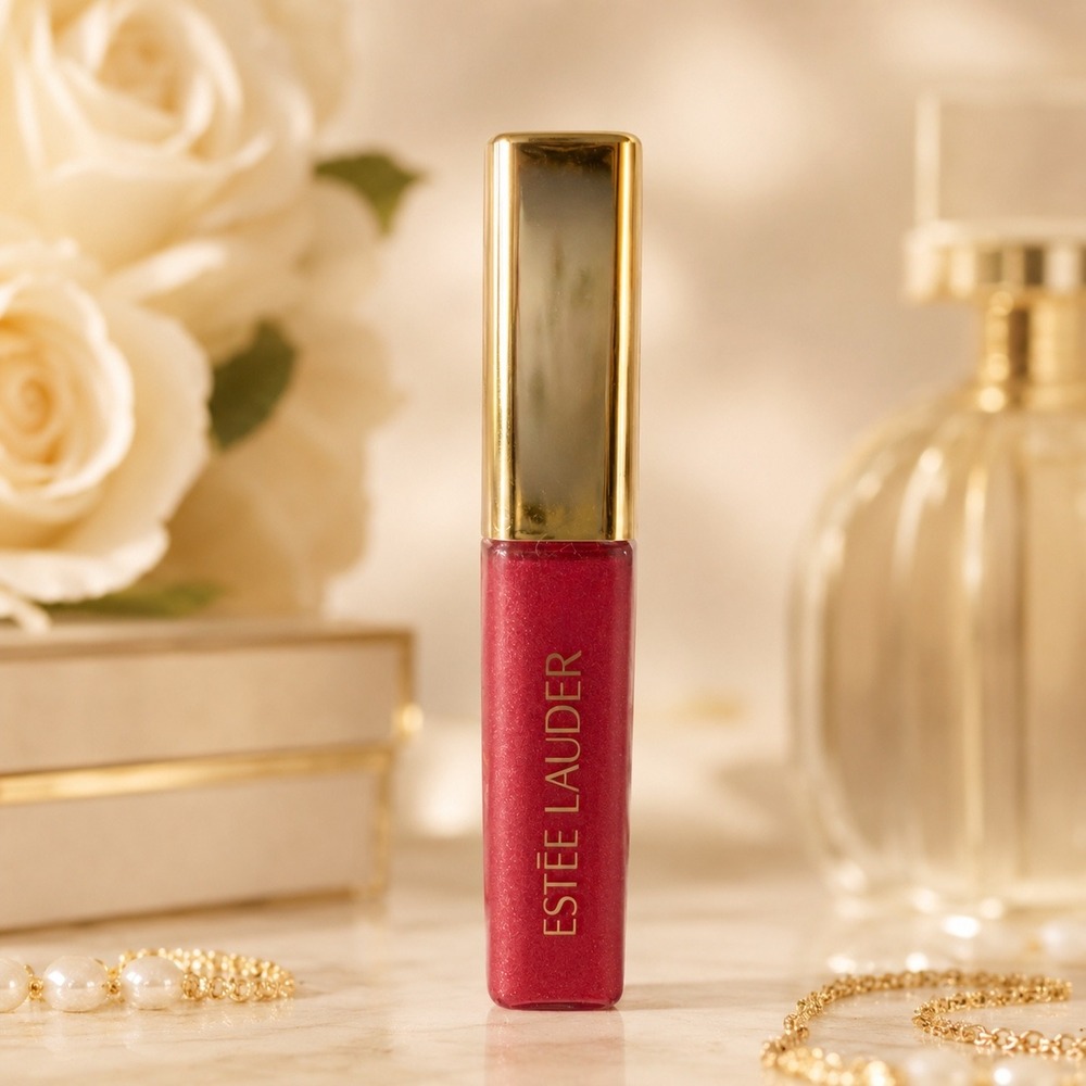 Estee Lauder 24 Fuchsia Fantasy Pure Color Gloss Shimmer Pink Lip Gloss 0.16 oz